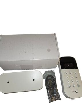 myQ Smart Garage Video Keypad - White-VKP1-MYQ
